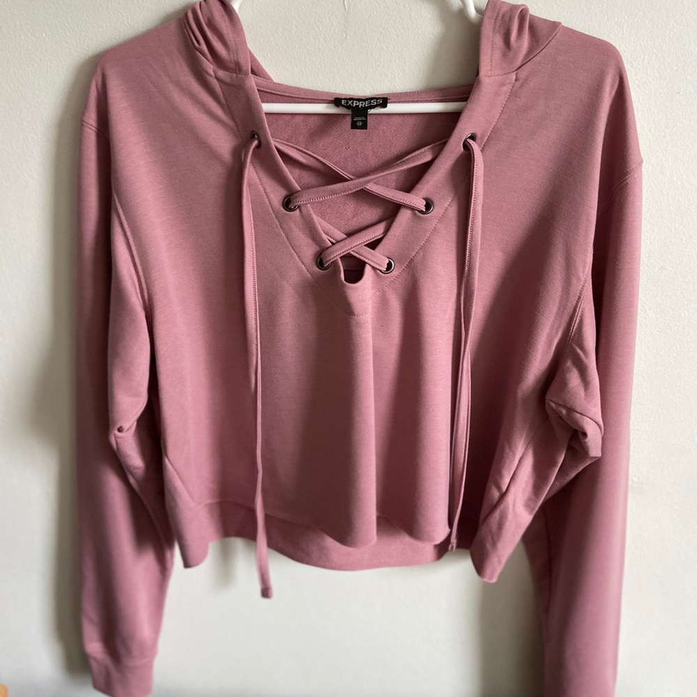 Express crop sweatshirt xsmall